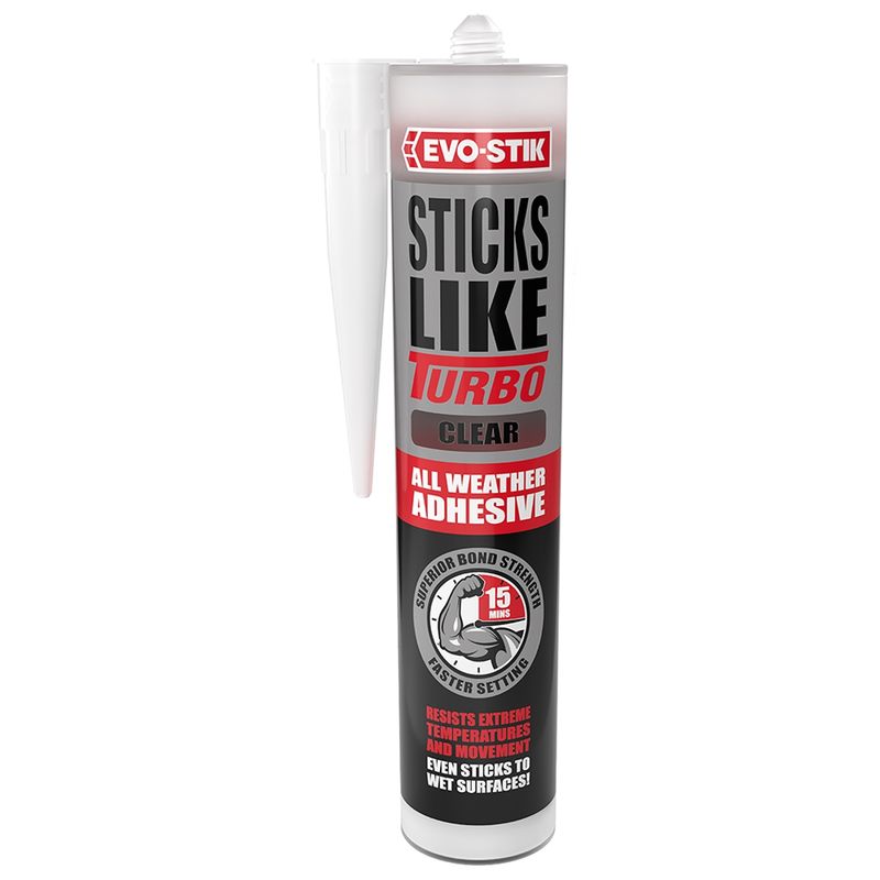 EVO-STIK Sticks Like Turbo Clear Grab Adhesive 290ml