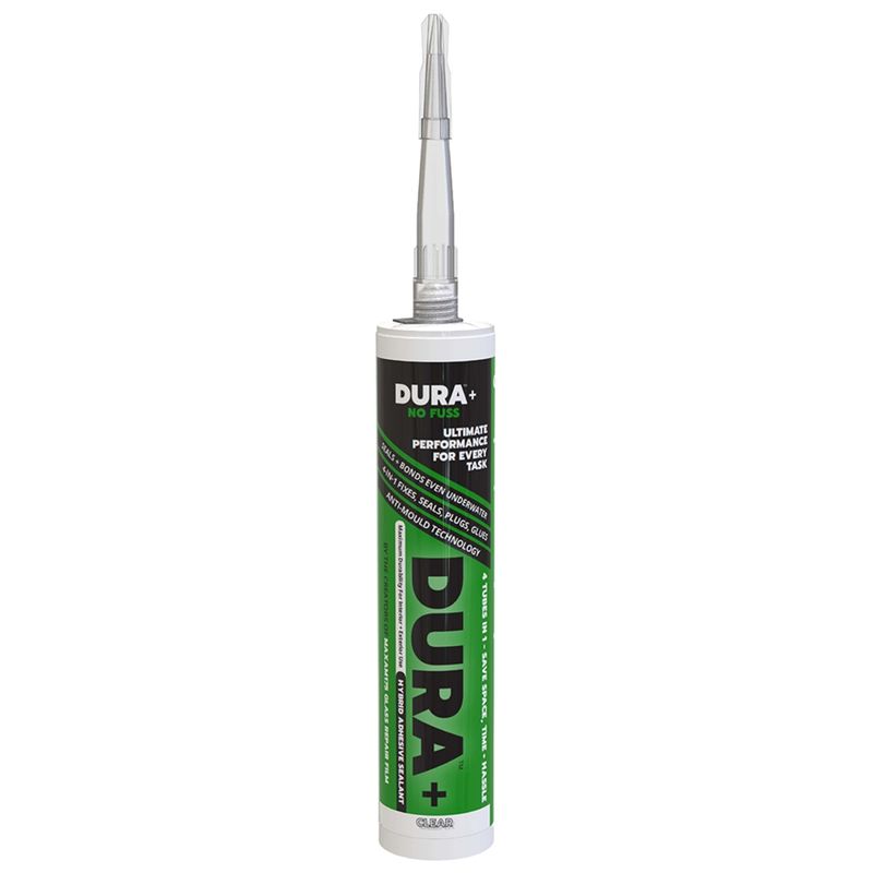 Maxam DURA+CL DURA+ Adhesive Sealant Clear 290ml Tube