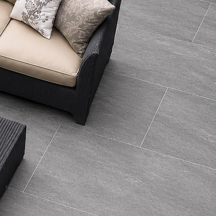 Mercury Grey 20mm Outdoor Porcelain Paving Tile | 900 x 600mm