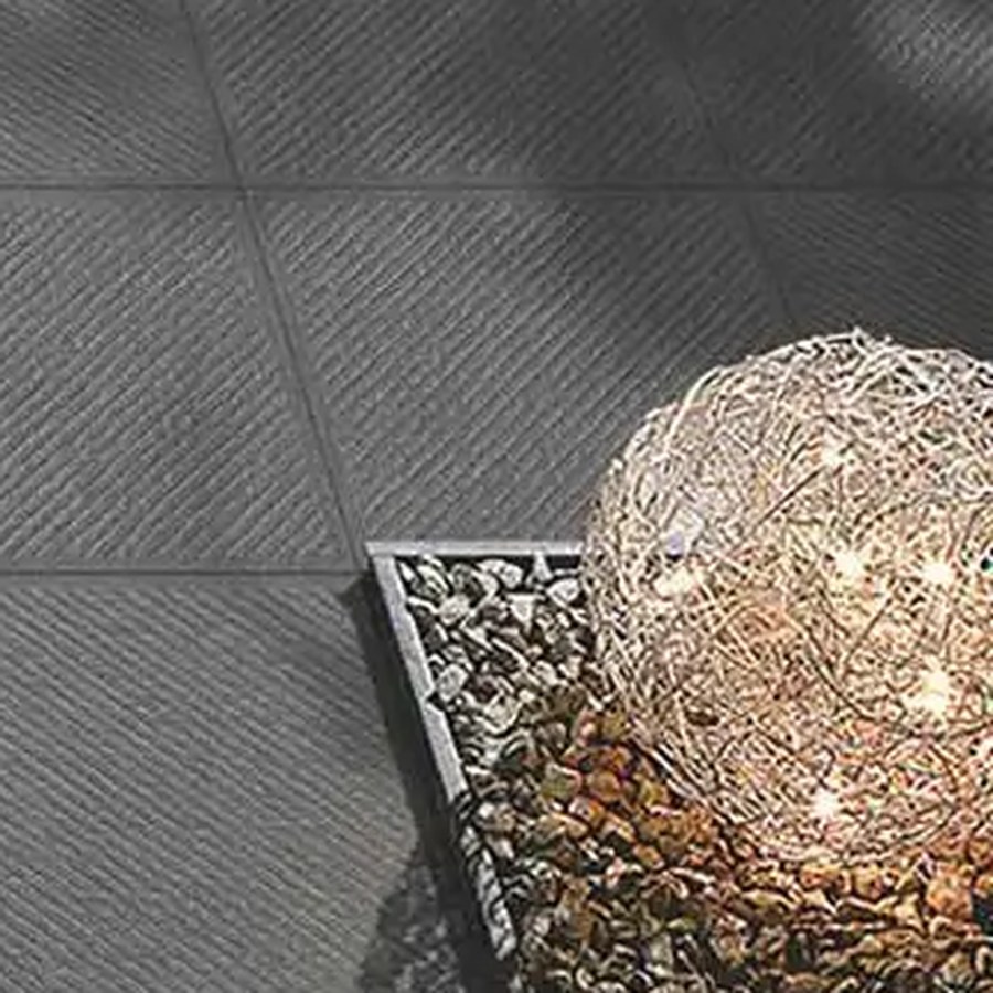 Barberino Nero Outdoor Porcelain Paving Tile | 400 x 400mm